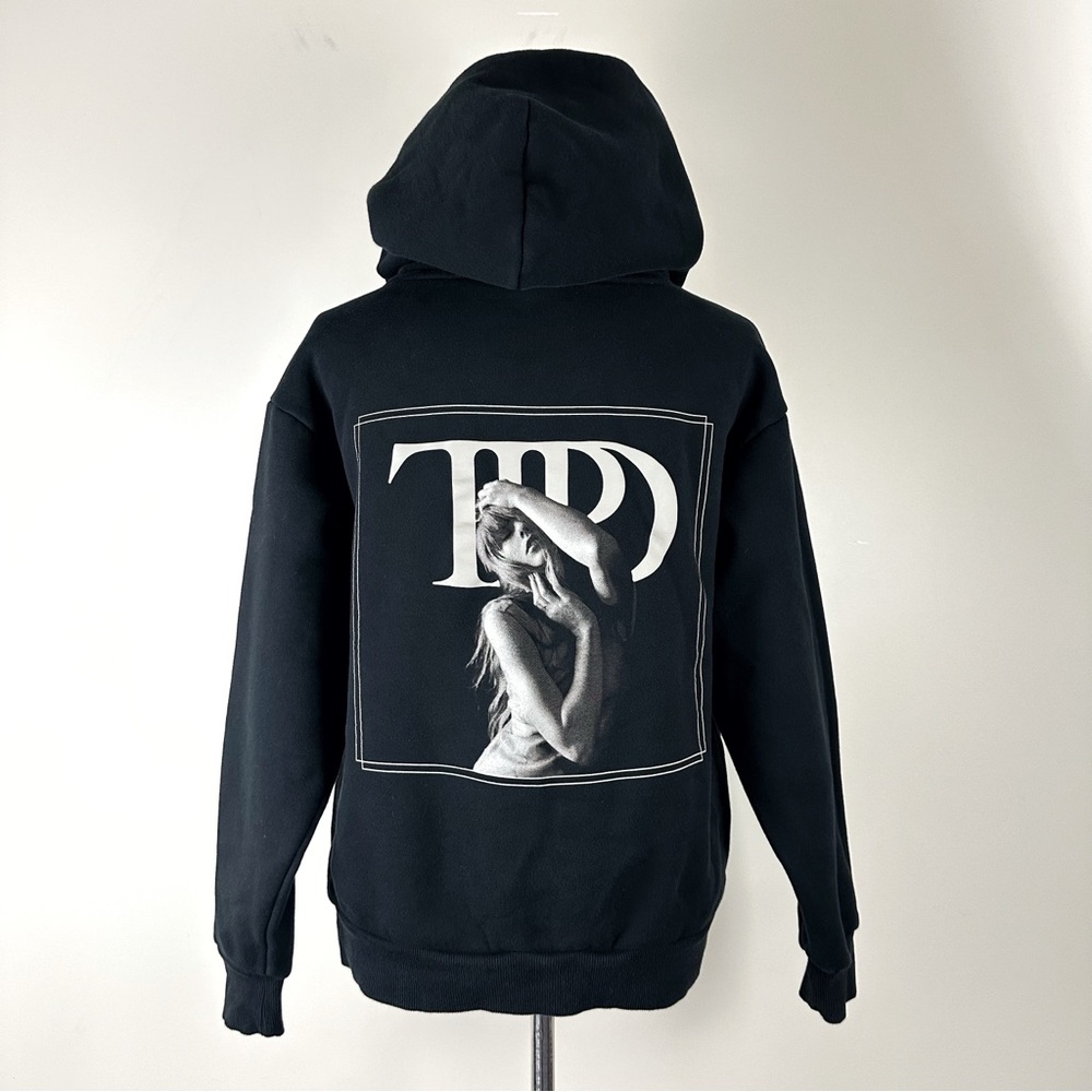 Taylor Swift TTPD Spotify Exclusive Hoodie XSmall Black Like New